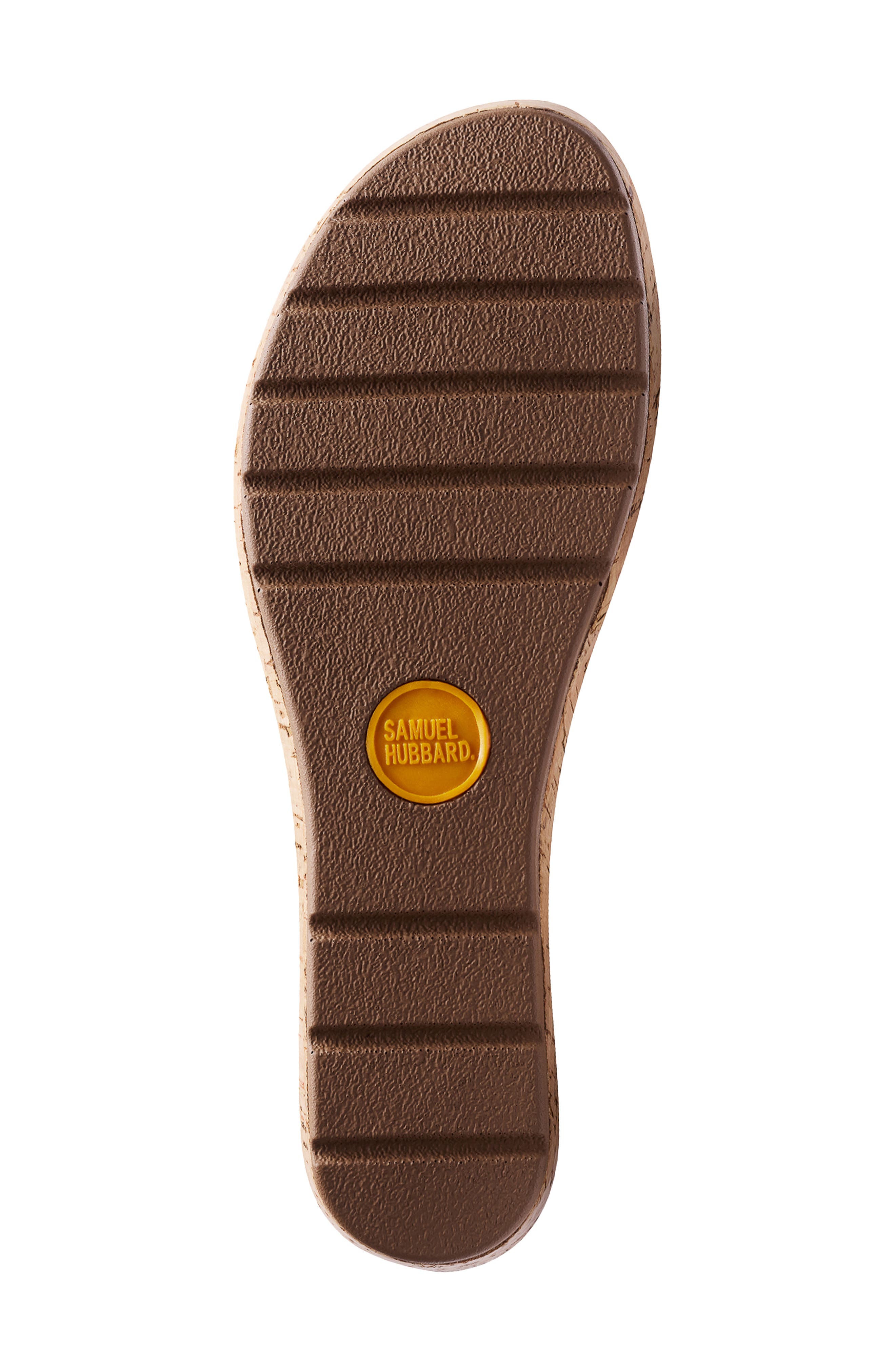 Portola Two-Strap Wedge Sandal, Alternate, color, COGNAC LEATHER