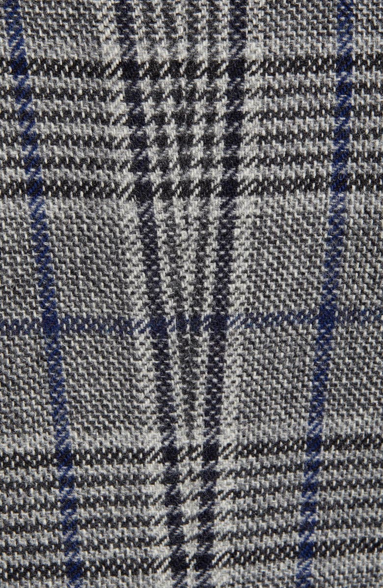 Ring Jacket Trim Fit Plaid Wool Sport Coat, Alternate, color, 