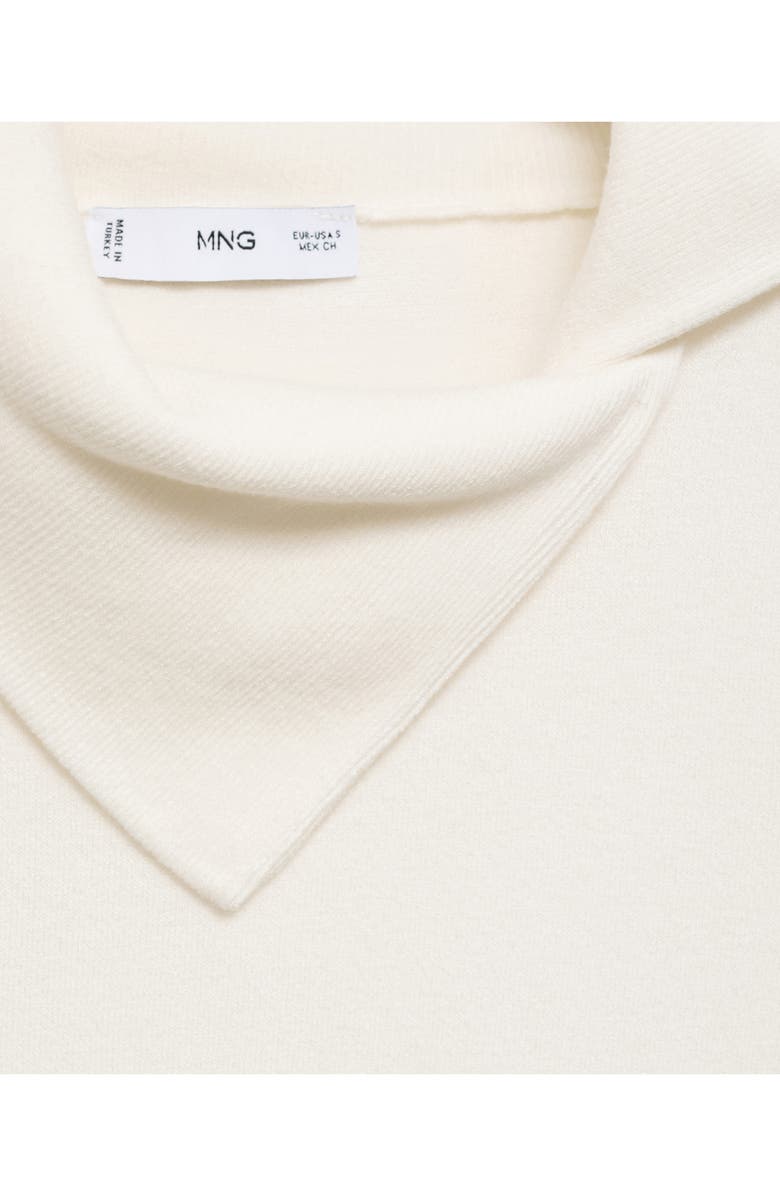 MANGO Camp Collar Sweater, Alternate, color, 