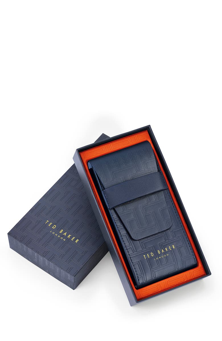 Ted Baker London Men's Margarit Leather Strap Watch, 46mm, Alternate, color, 