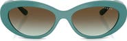 VOGUE 55mm Polarized Oval Sunglasses