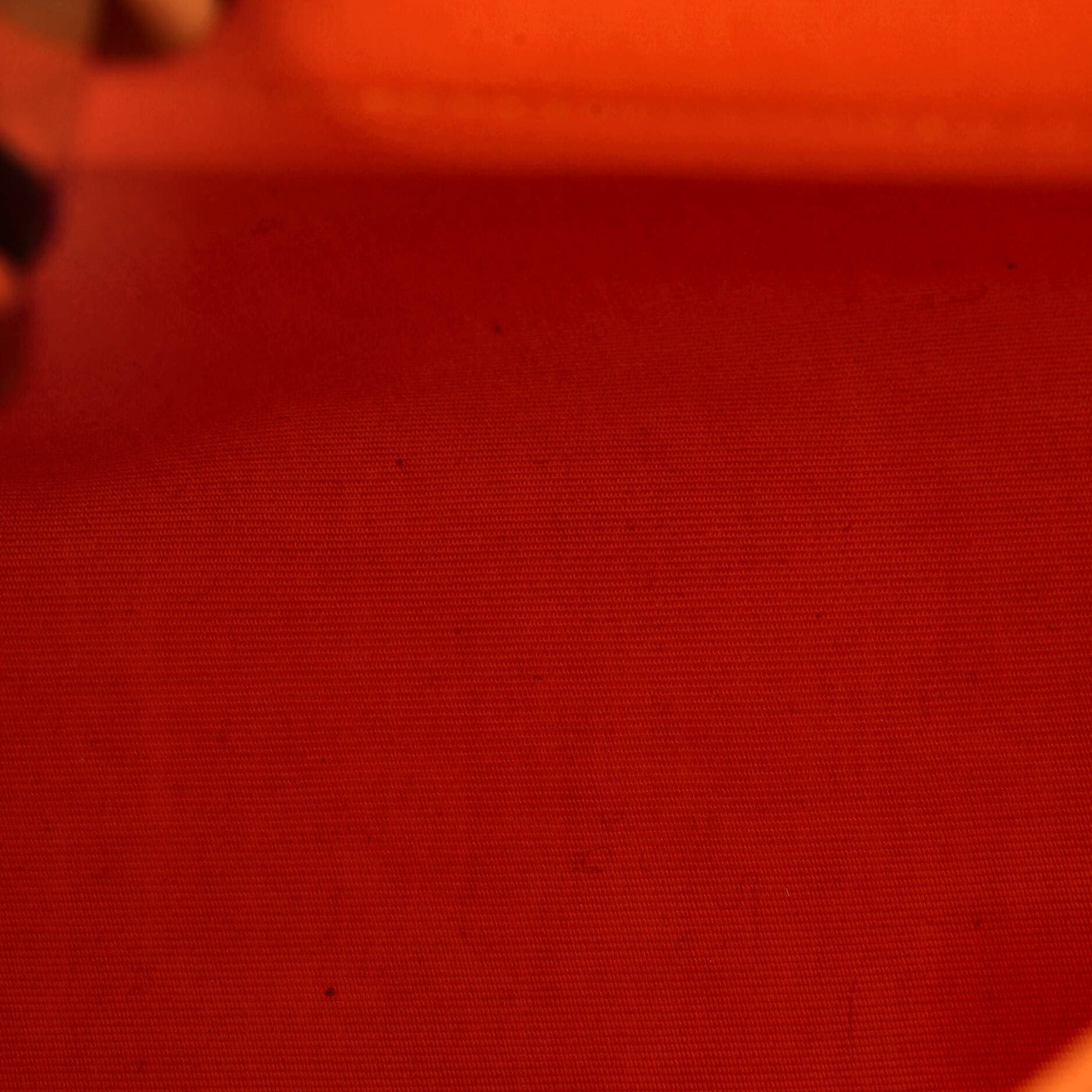 Pre-Owned Hermes Herbag Zip Leather and Toile 31, Alternate, color, Feu