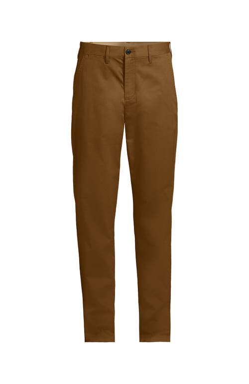 Lands' End Travel Kit Comfort Waist Classic Fit Chino Pant In Brown