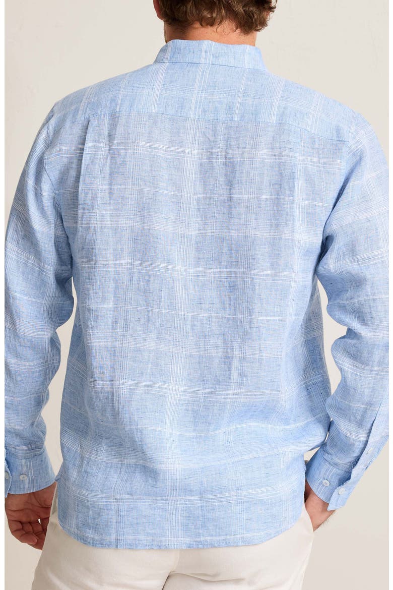 Paradiso Plaid Button-Up Shirt, Alternate, color, LIGHT SKY