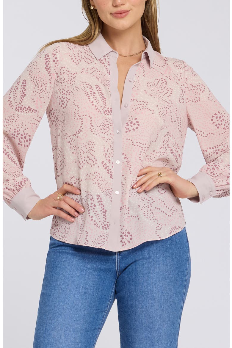 Taylor Print Shirt, Main, color, ROCKFLOWER COMBO