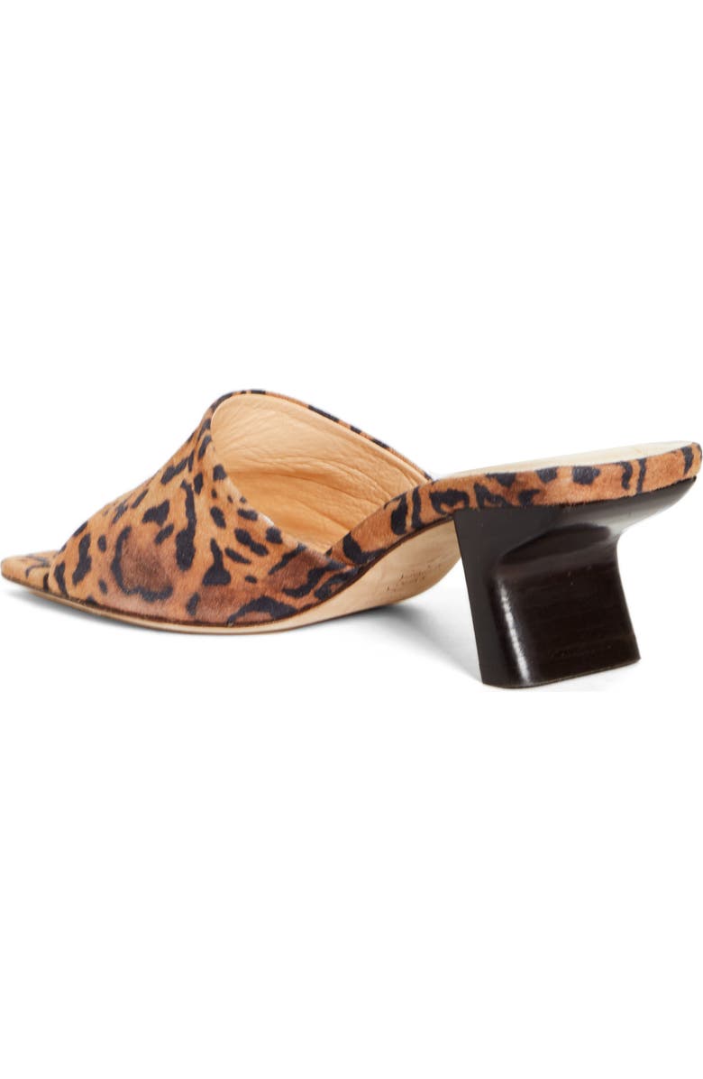 By Far Lily Leopard Print Slide Sandal, Alternate, color,