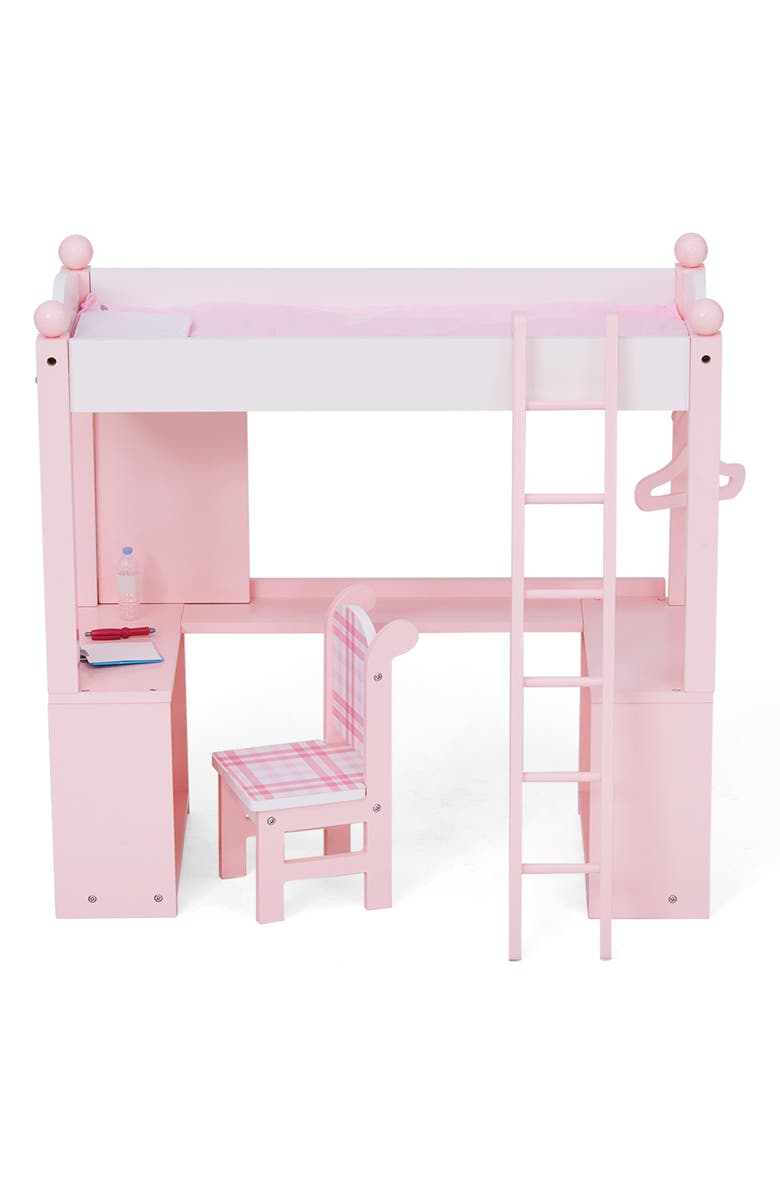 Teamson Kids Sophia's Aurora Princess 18-Inch Doll Loft Bed Set, Main, color, 