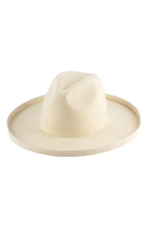 Maude Wide Brim Fedora Hat