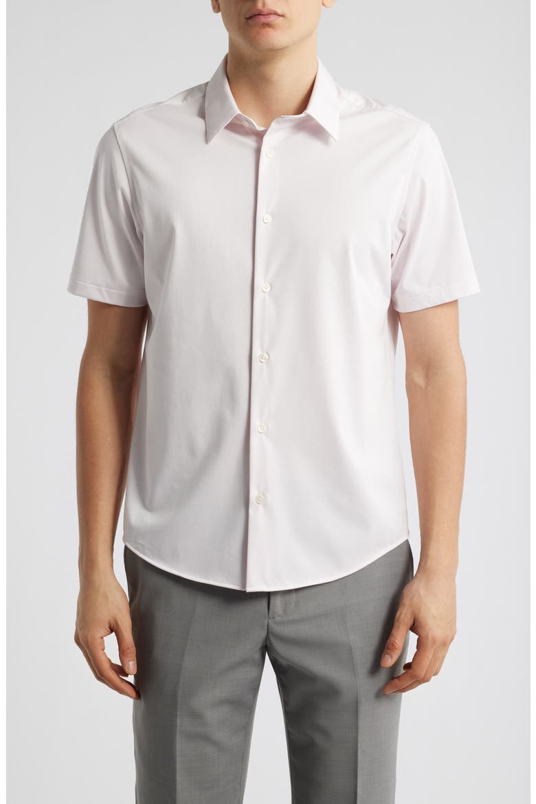 Irving Short Sleeve Button-Up Shirt, Main, color, DOGWOOD