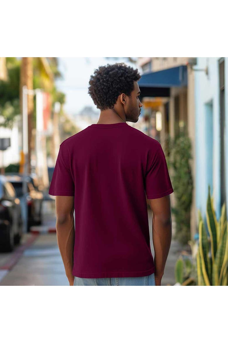 Mens Pigeon Jersey Tee, Alternate, color, Maroon