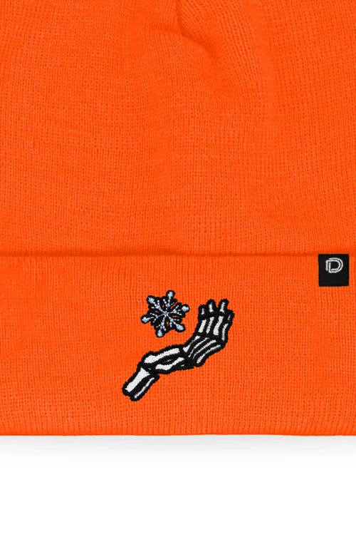 Dalix Chill Touch Beanie In Neon Orange