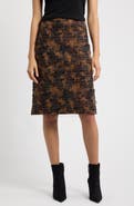 KOBI HALPERIN Olsen Tweed Midi Skirt