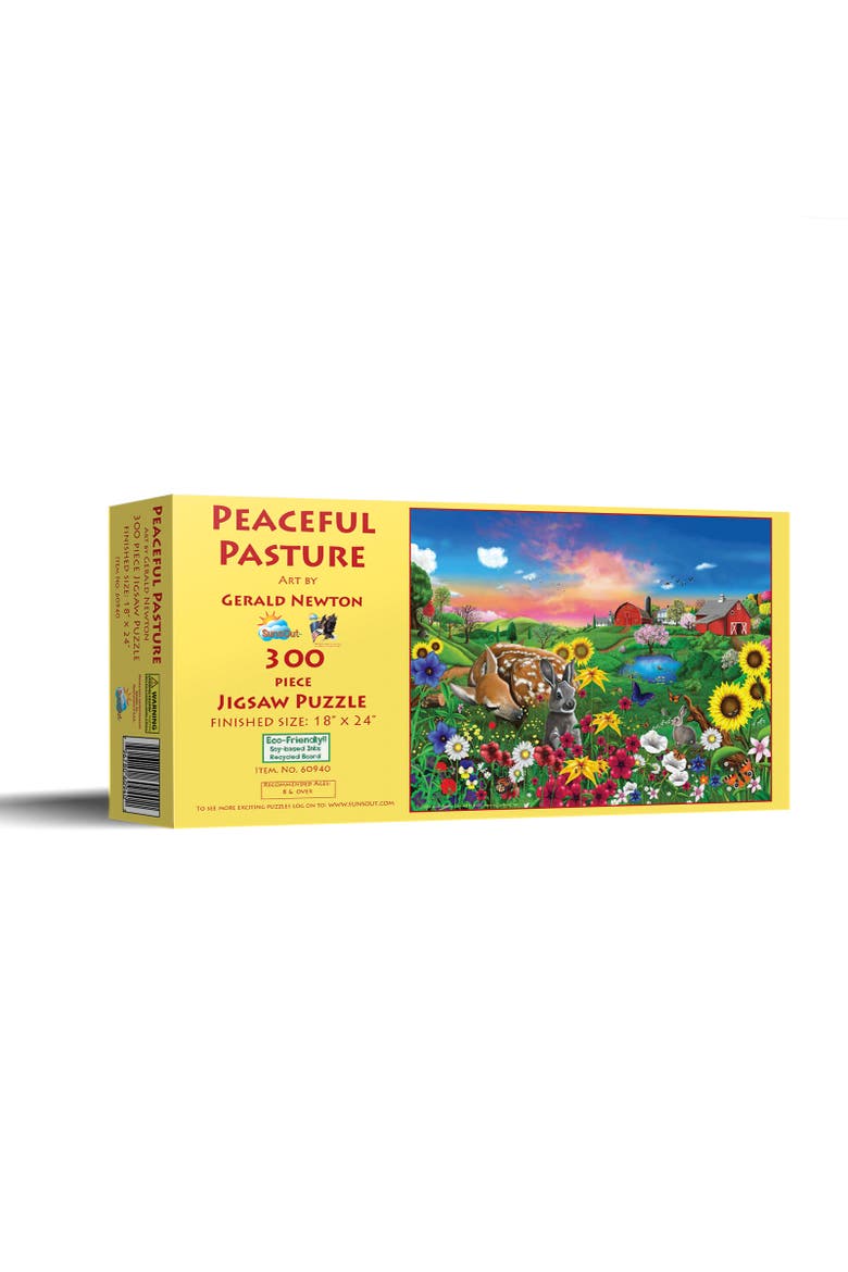 Peaceful Pastures 300 piece Jigsaw Puzzle for Adults, Main, color, Multicolor
