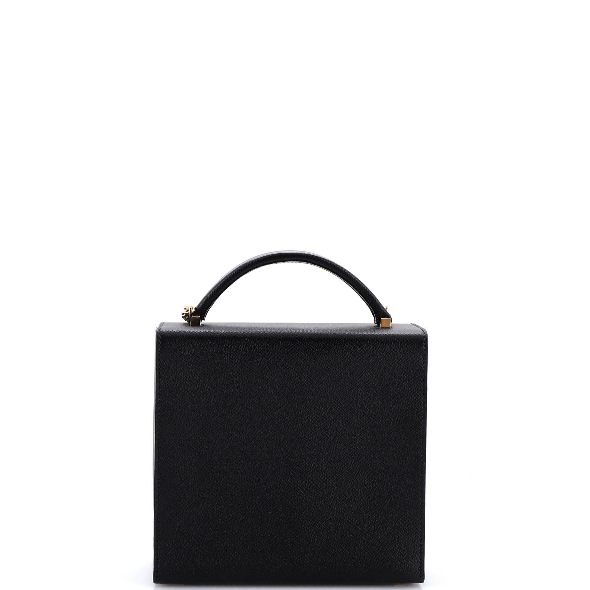 Pre-Owned Hermes Cinhetic Top Handle Bag Epsom, Alternate, color, Noir