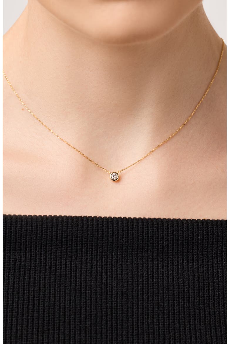 Diamond Necklace - Gold Medium Diamond Necklace, Alternate, color, Gold