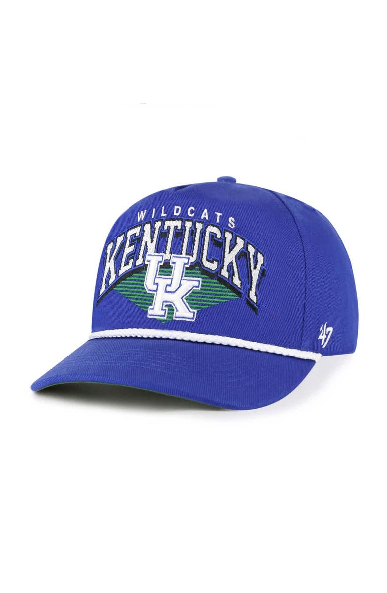 '47 Men's '47 Royal Kentucky Wildcats Pomona Rope Hitch Adjustable Hat, Main, color, Royal