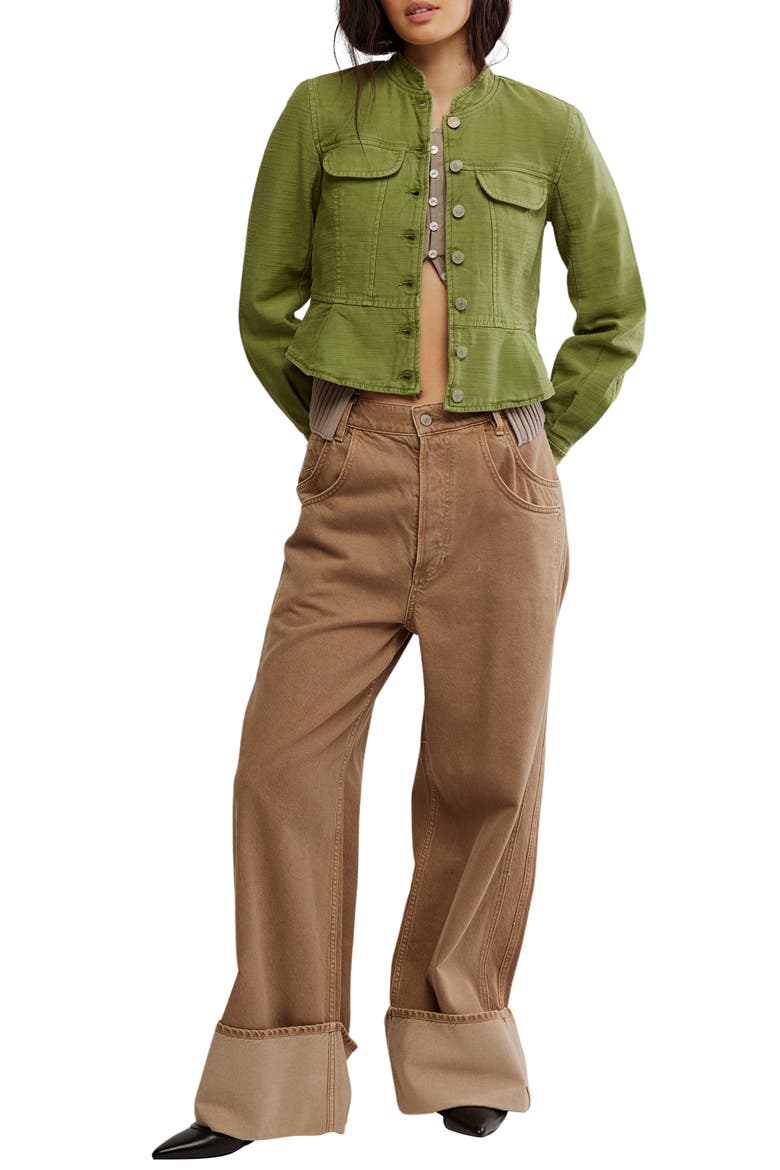 Jocelyn Utility Cotton Jacket, Alternate, color, CALLISTA GREEN