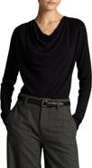 Vince Cowl Neck Long Sleeve Top