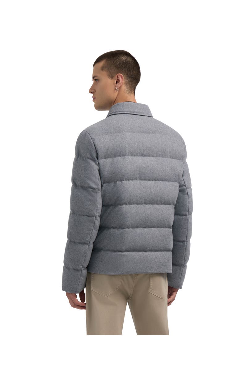Pajar Roman Dressy Quilted Wool Jacket, Alternate, color, Light Charcoal