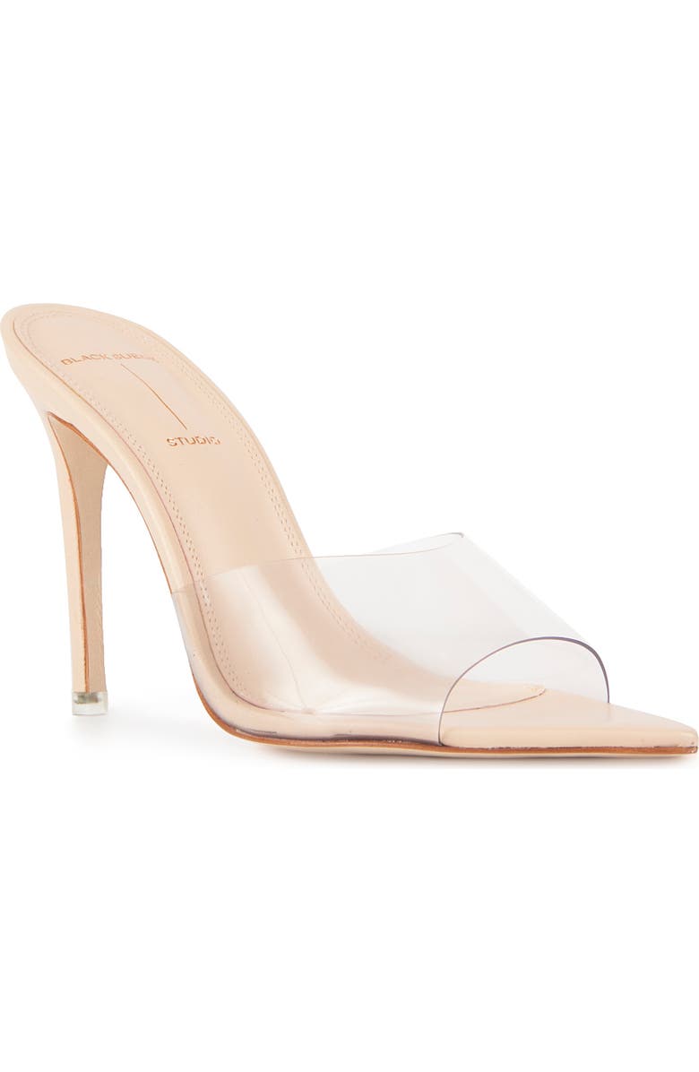 BLACK SUEDE STUDIO Bella Sandal, Main, color, Blush Leather/ Blush Pvc