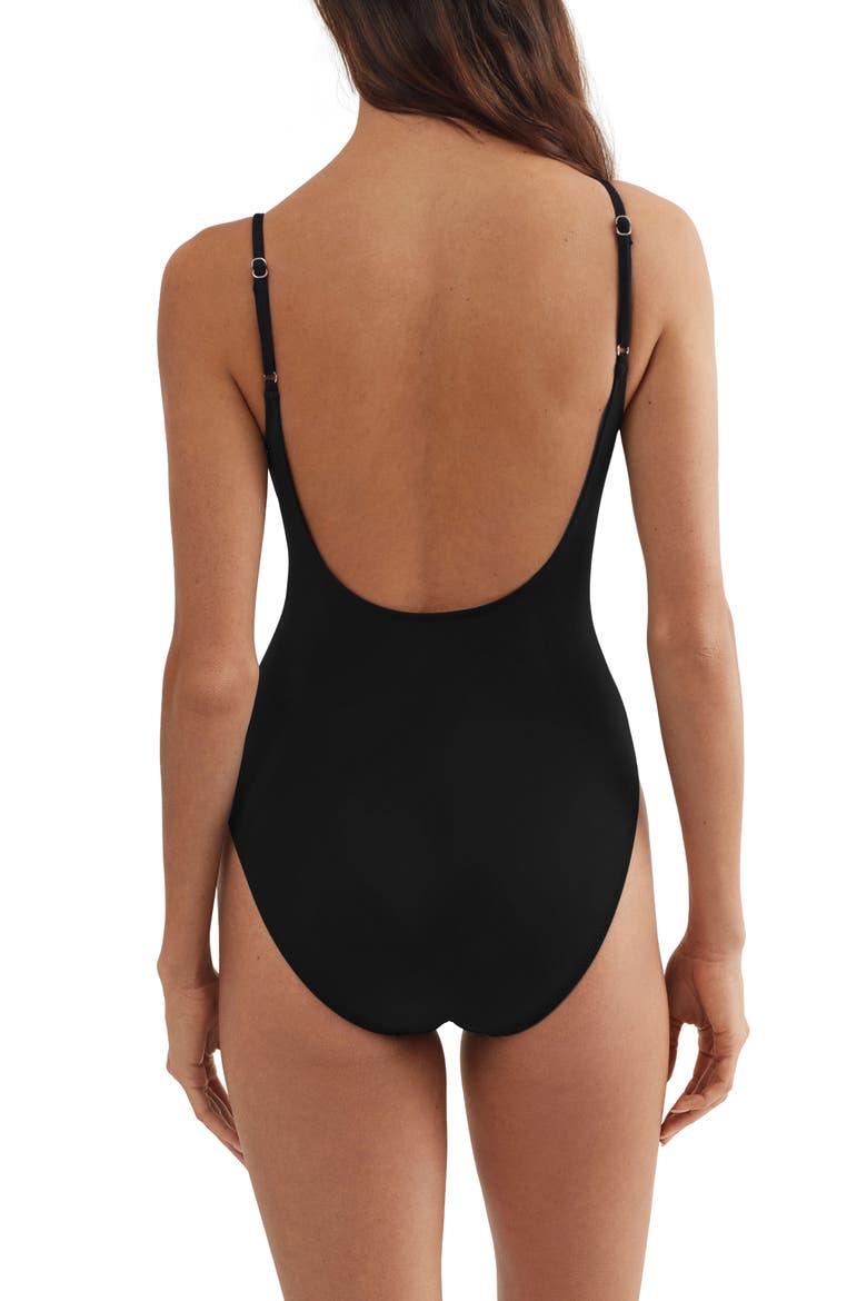 Kennedy One-Piece Swimsuit, Alternate, color, BLACK