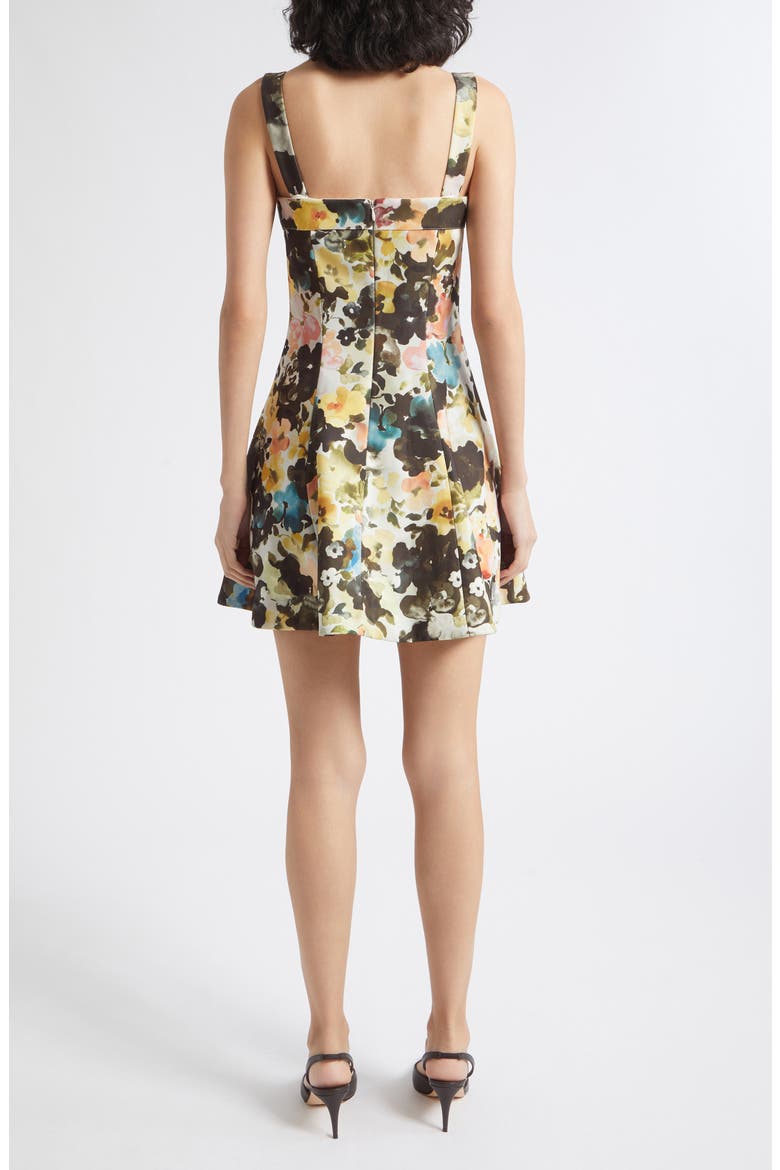 Sentimental Bloom Floral Corset Minidress, Alternate, color, THE SENTIMENTAL BLOOM