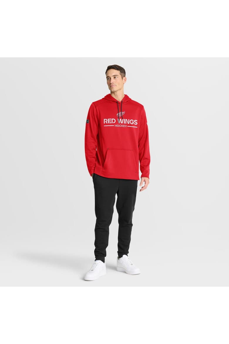 Men's Fanatics Red Detroit Red Wings Authentic Pro Rink Hoodie, Alternate, color, Red