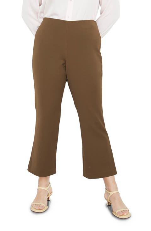 Crop Flare Trousers