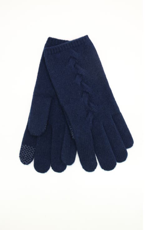 Cashmere tech gloves