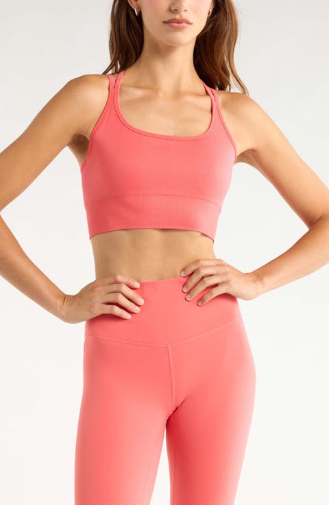 Seamless Strappy Sports Bra