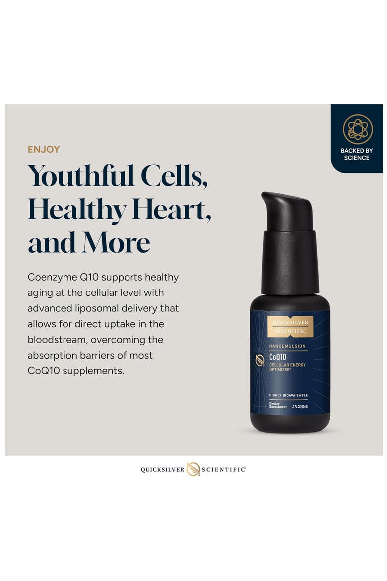 CoQ10 Nanoemulsion Coenzyme Q10 Liquid Supplement, Alternate, color, None
