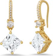 STEELTIME Simulated Diamond Drop Earrings