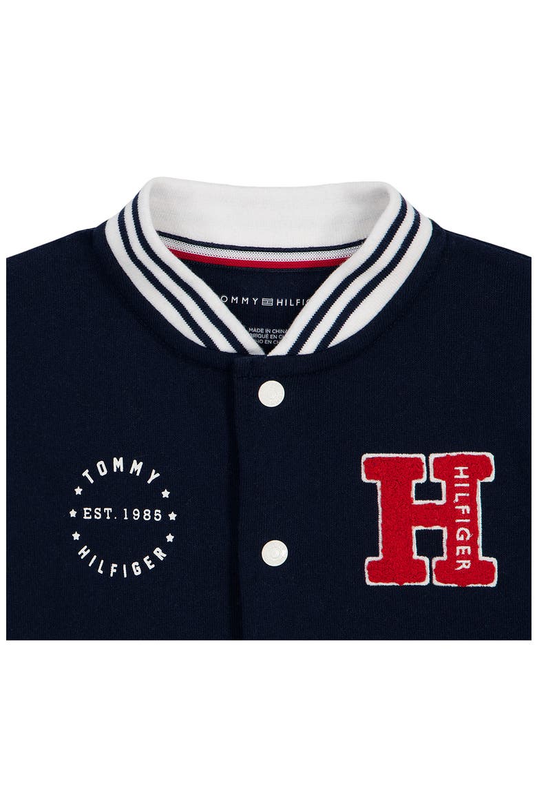 Kids' 3-Piece Bomber Jacket Set, Alternate, color, NAVY RED
