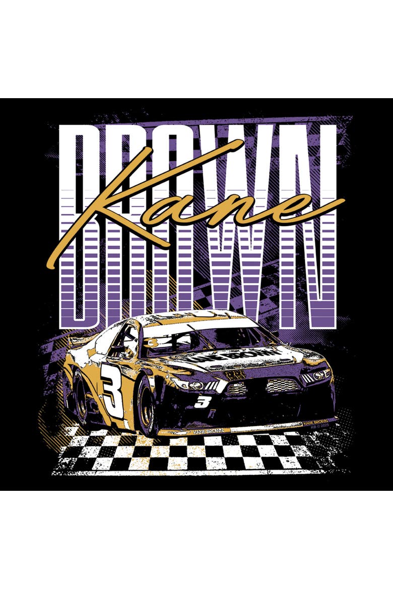 Men's Kane Brown Retro Car  Graphic T-Shirt, Alternate, color, Black