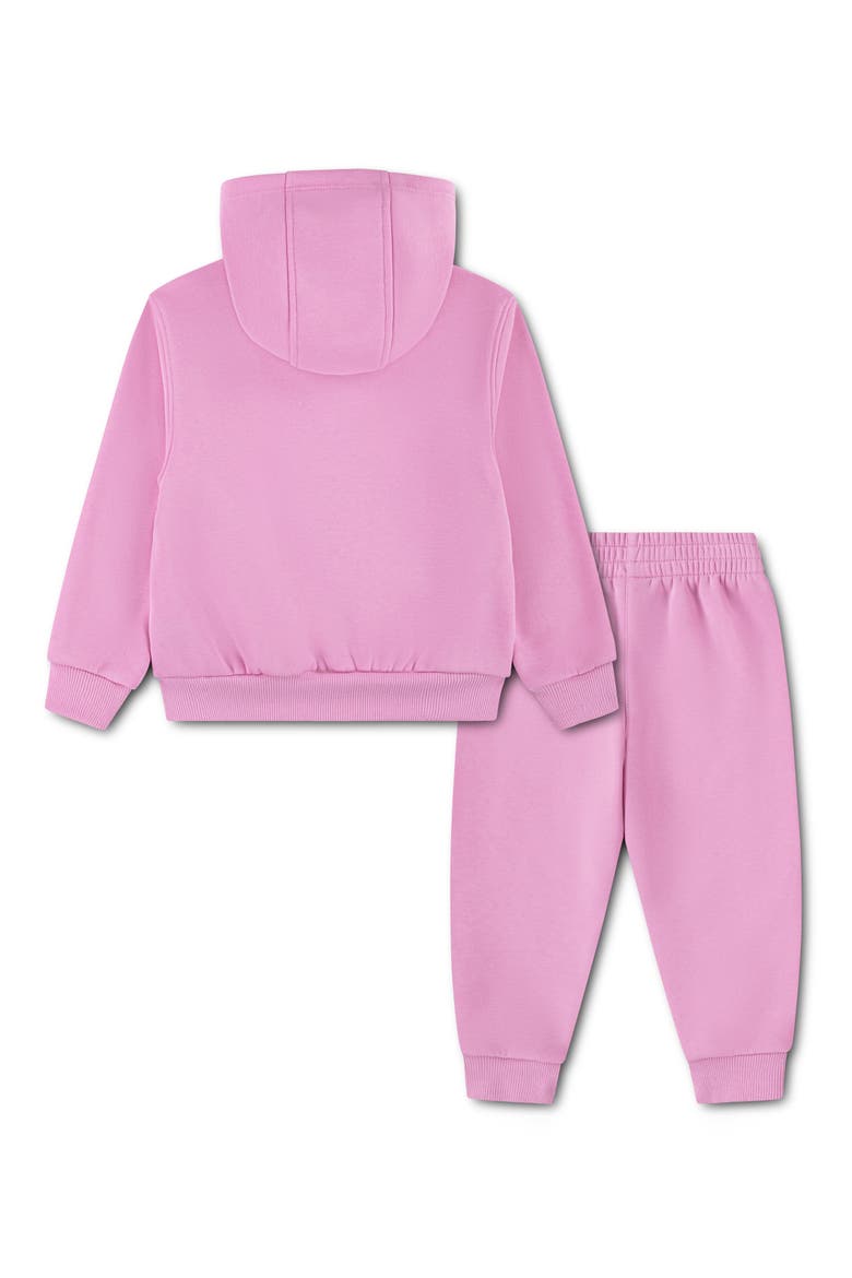 Kids' Zip Hoodie & Joggers Set, Alternate, color, PINK RISE
