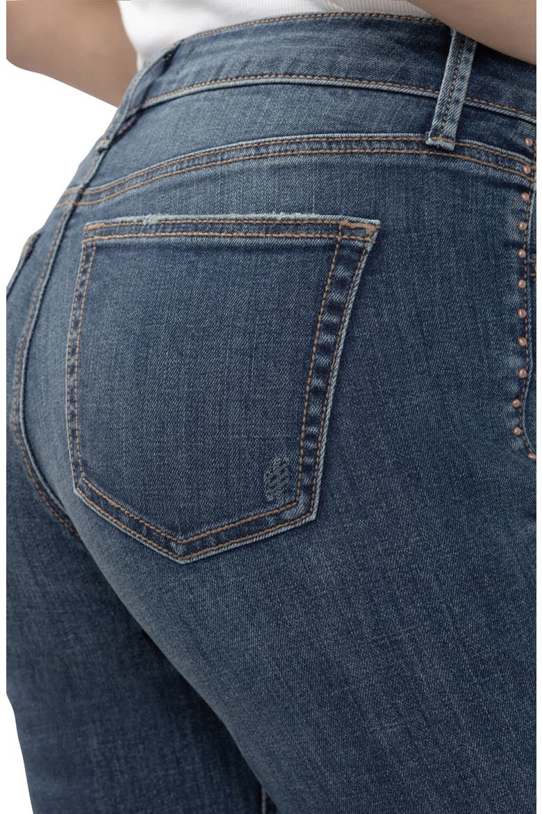 Suki Embellished Curvy Mid Rise Slim Bootcut Jeans, Alternate, color, SEREPHINA