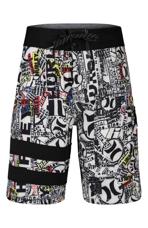 Kids' Phantom 25th Block Party Board Shorts (Little Kid)