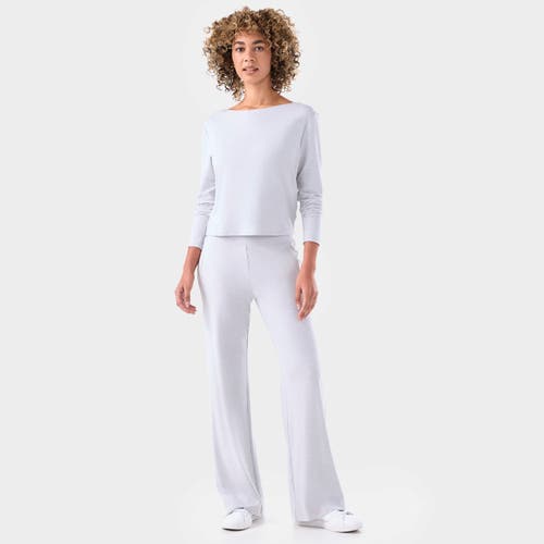Tavi Brushed Tec Knit Long Sleeve In Gray