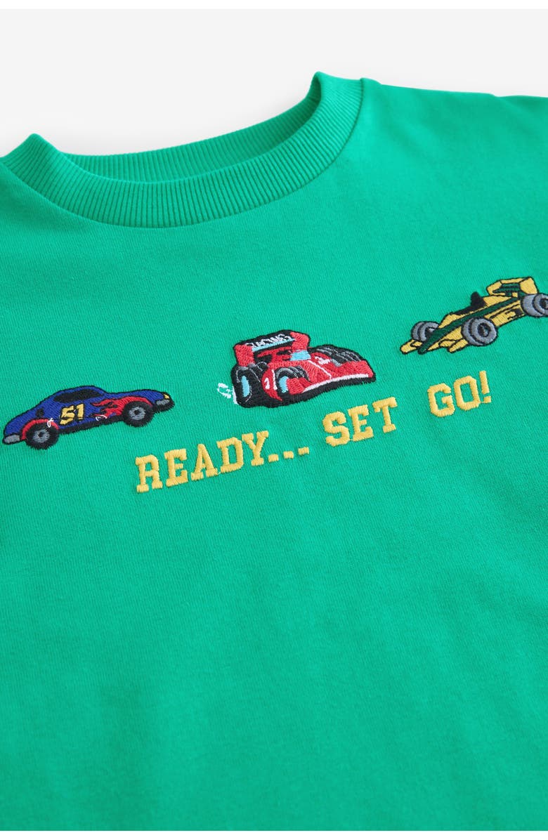 NEXT Kids' Embroidered Cars T-Shirt, Alternate, color,