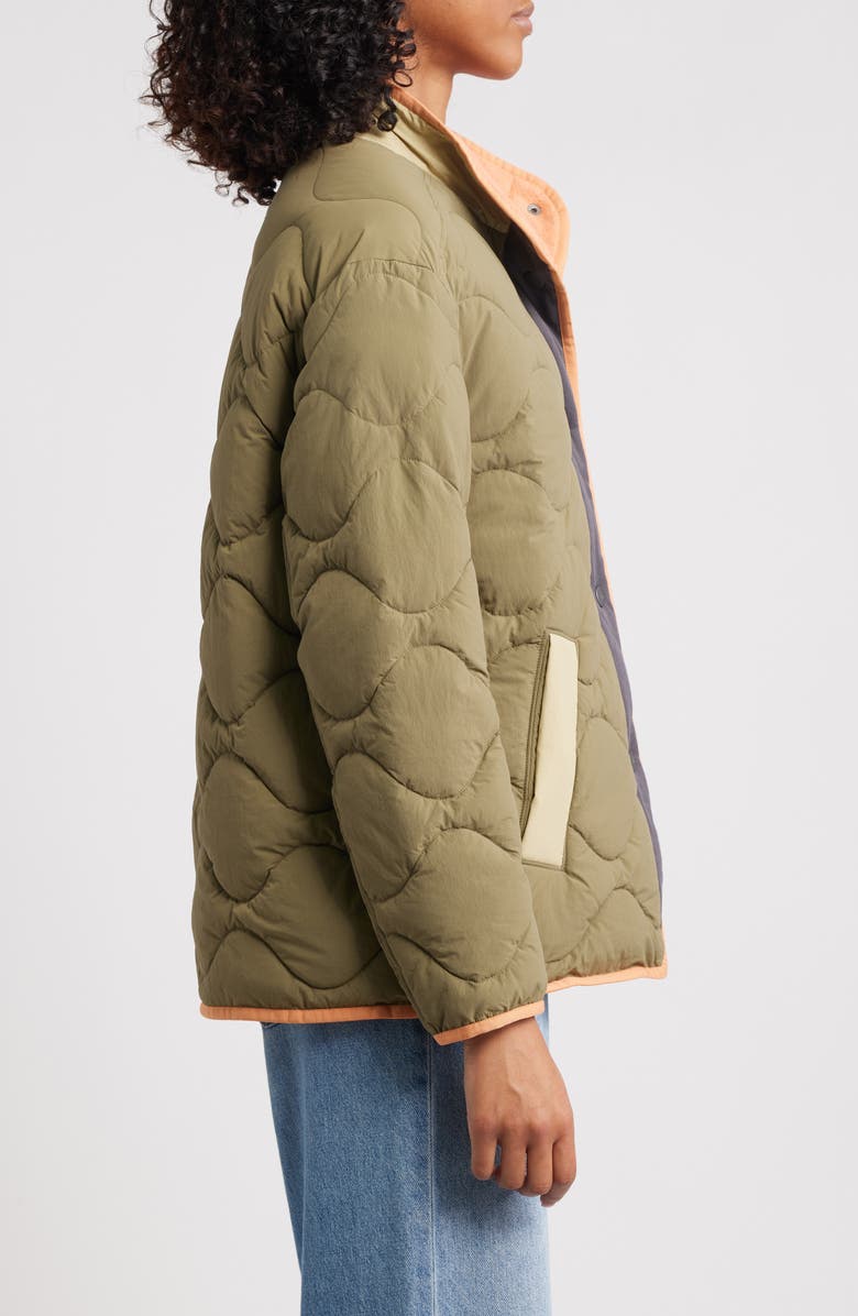 UGG<sup>®</sup> Jazlyn Quilted Jacket, Alternate, color, Burnt Olive