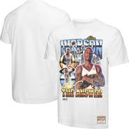Mitchell & Ness Men's Mitchell & Ness Allen Iverson White Philadelphia 76ers Hardwood Classics Commemorative Player Collage T-Shirt