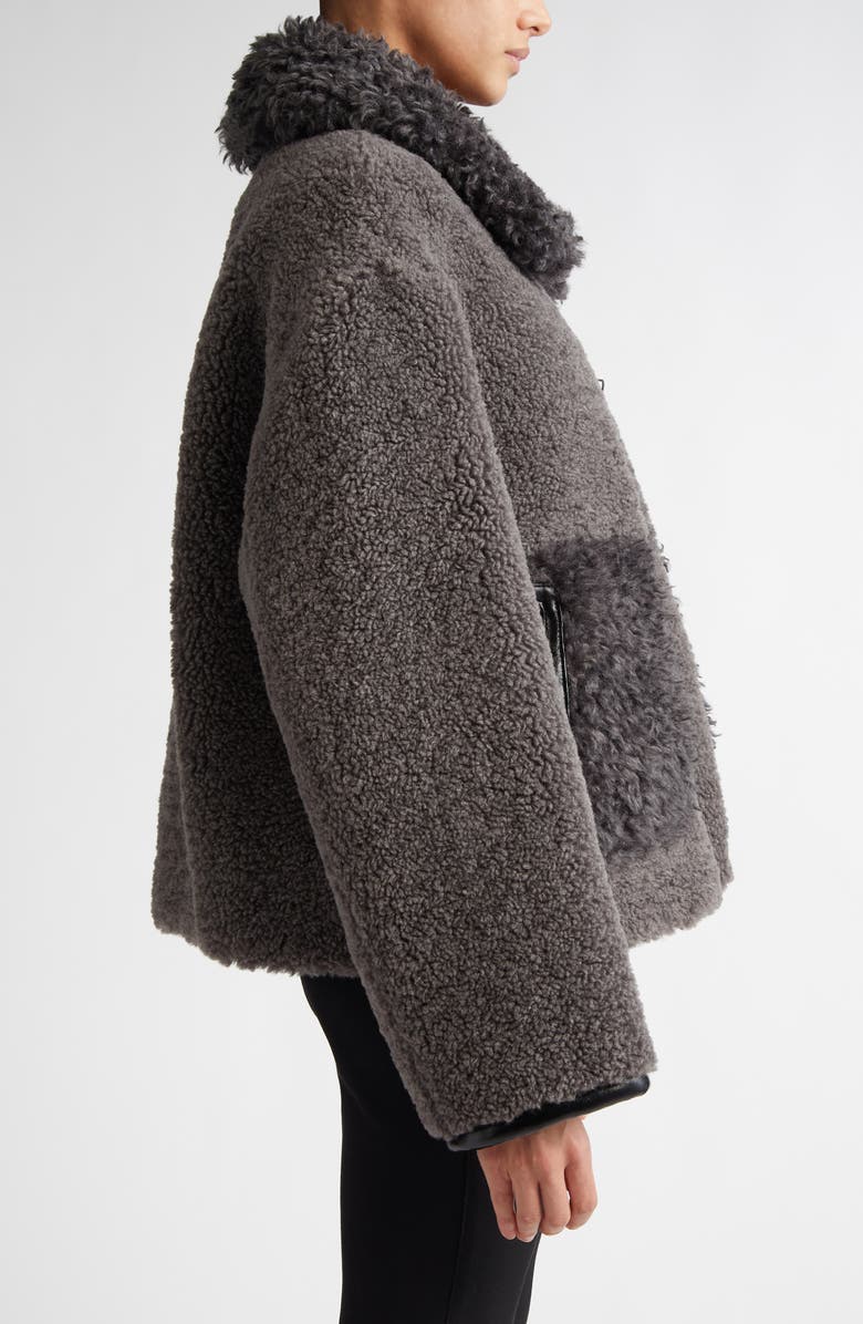 Stand Studio Joann Oversize Faux Shearling Jacket, Alternate, color, 