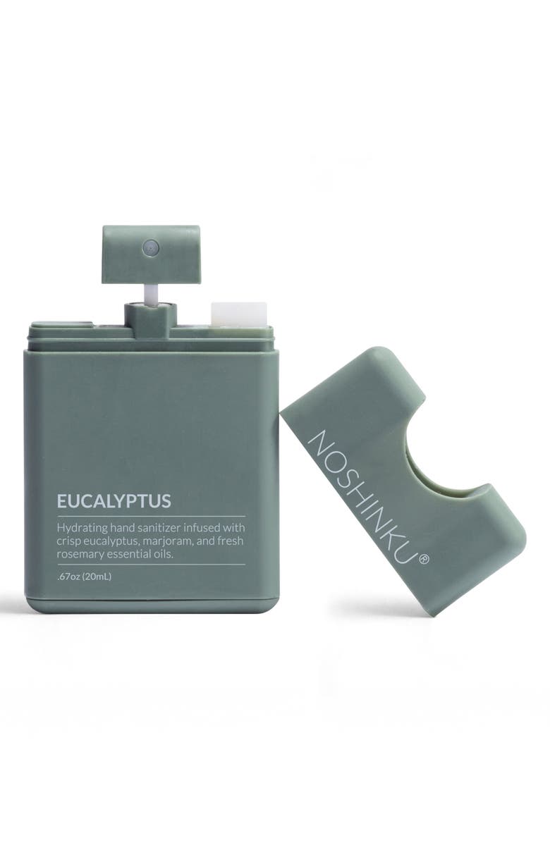 NOSHINKU Refillable Rejuvenating Travel Size Hand Sanitizer, Alternate, color, Eucalyptus