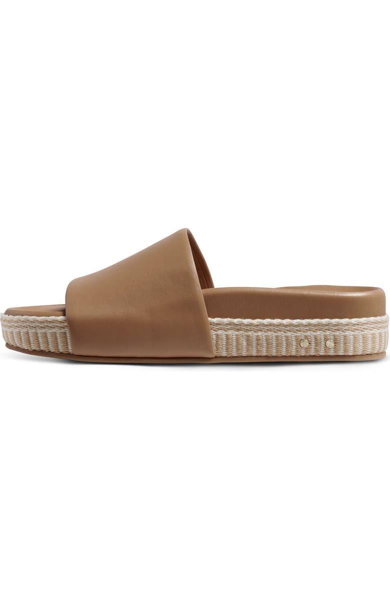 Beek Pelican Platform Slide Sandal, Alternate, color, Honey