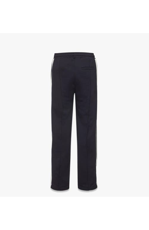 Mcm Essential Logo Terry Track Pants In Navy
