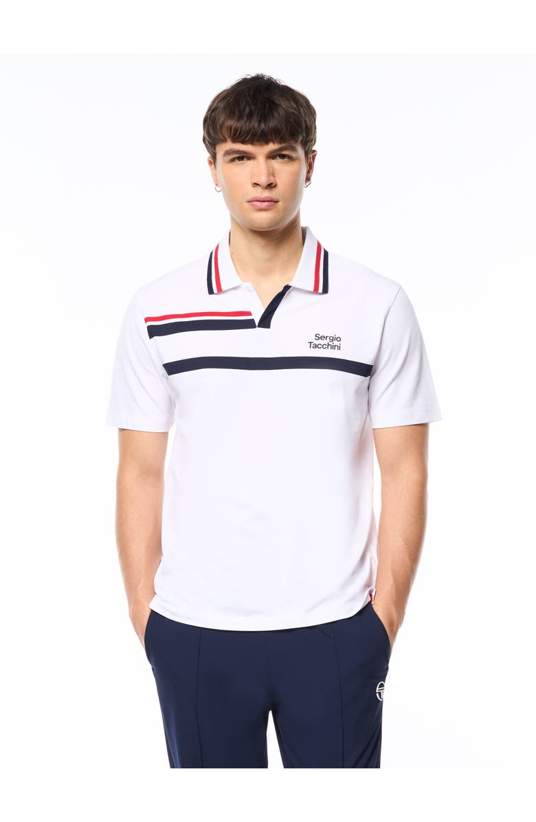 Sergio Tacchini Solare Polo, Main, color, Brilliant White