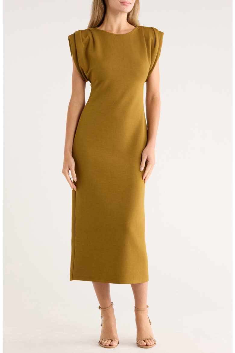Jera Knit Midi Dress, Main, color, OLIVE