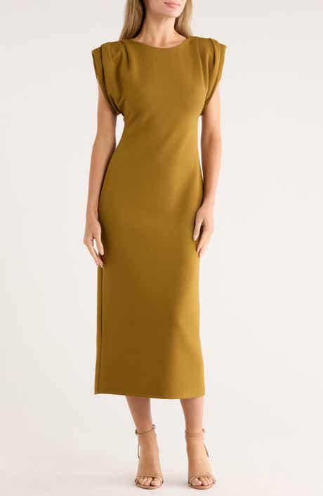 AREA STARS Jera Knit Midi Dress