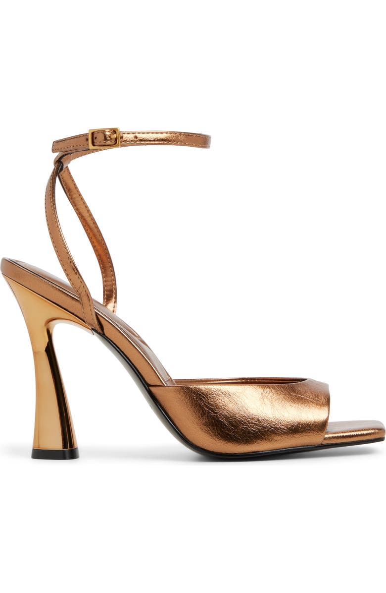 ALDO Valentyna Ankle Strap Sandal, Alternate, color, Bronze
