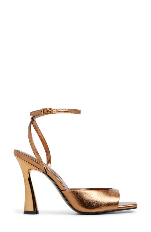 Aldo Valentyna Ankle Strap Sandal In Gold